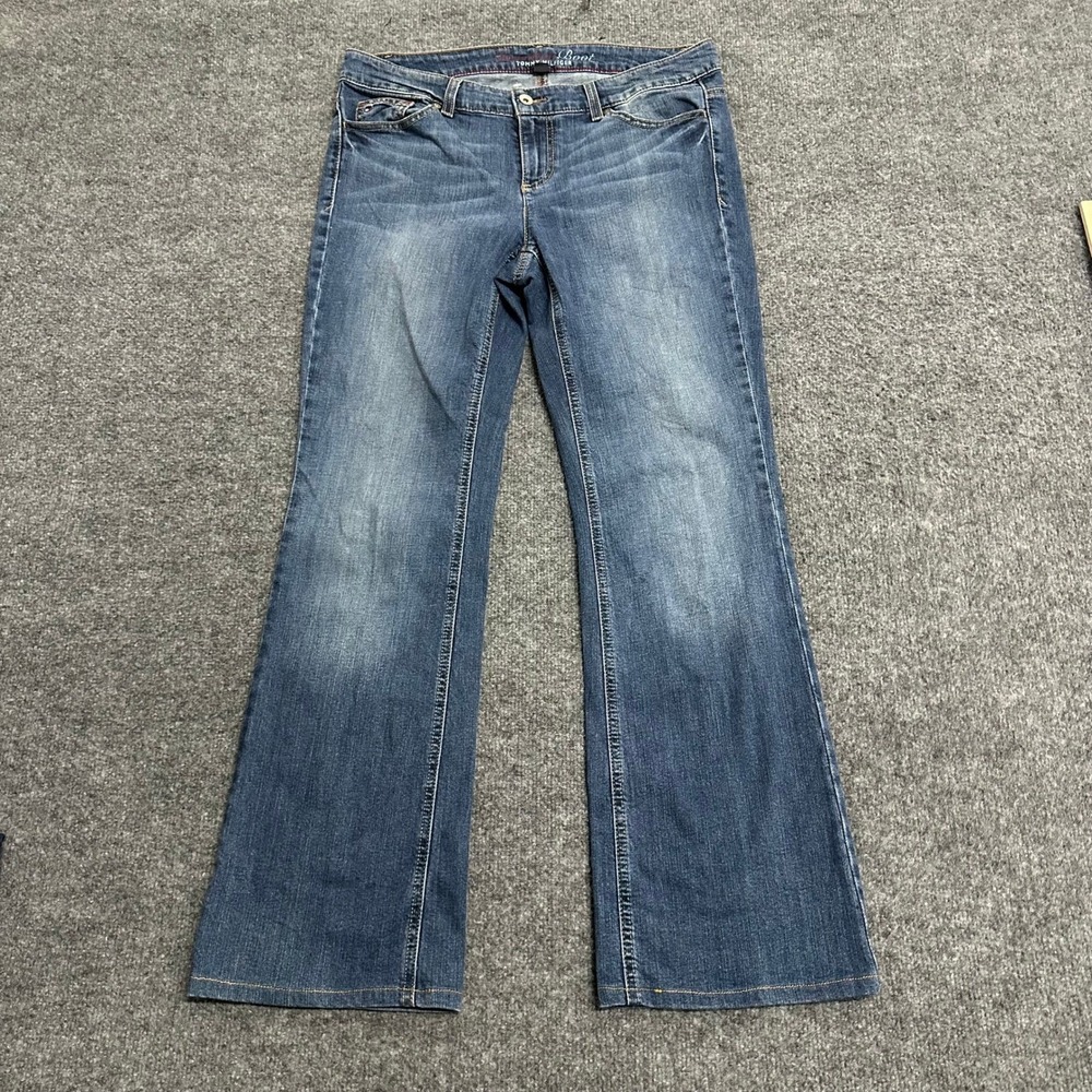 Tommy Hilfiger Jeans Womens Size 10S Blue Freedom Boot Cut Medium Wash Denim